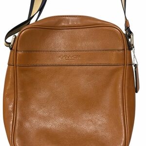 Coach Brown Leather Crossbody Bag